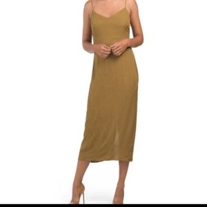 Zara new with tag olive green dress